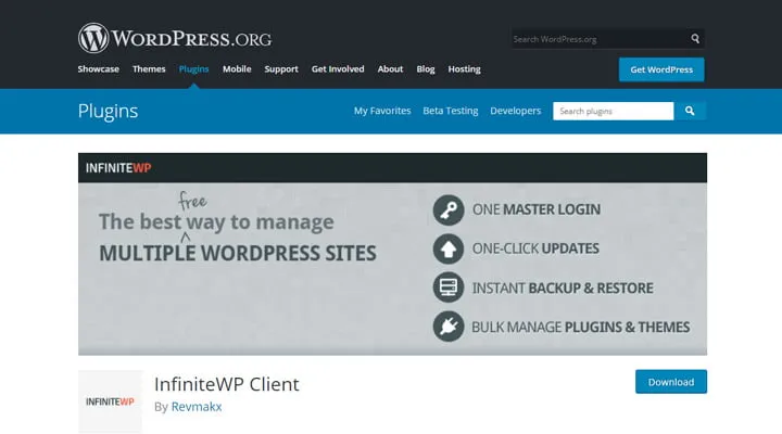 infiniteWP