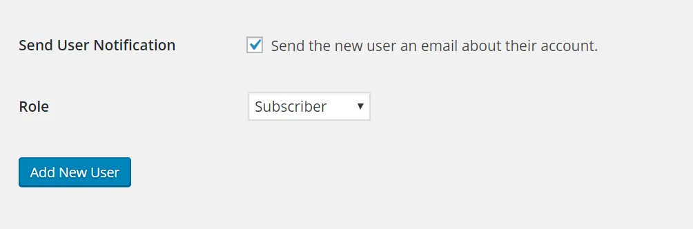 este bifată căsuța „Trimite un email utilizatorului despre contul său”