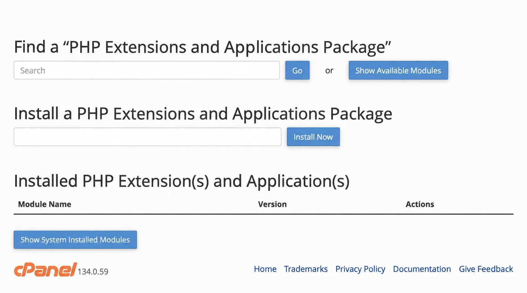 Căutarea, instalarea și lista pachetelor din PHP PEAR Packages