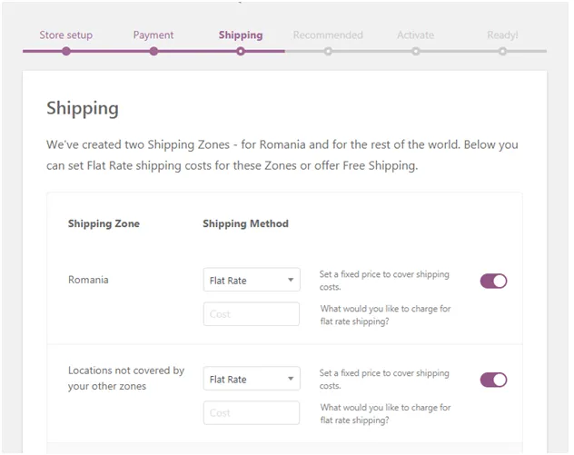 Detaliile de livrare setari plugin woocommerce