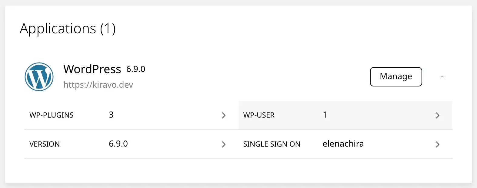 Instrumente WordPress - captură din panou