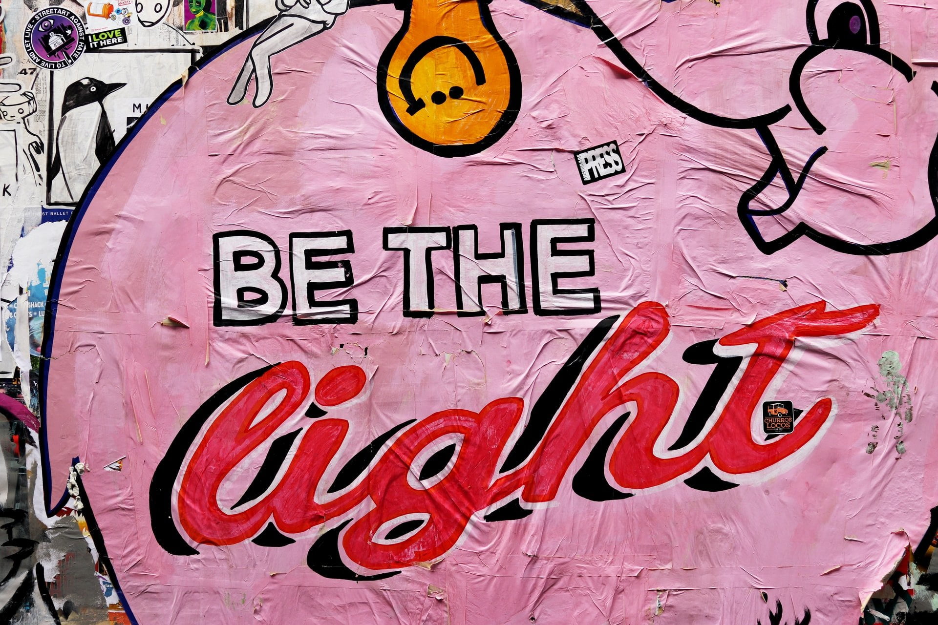slogan grafitti