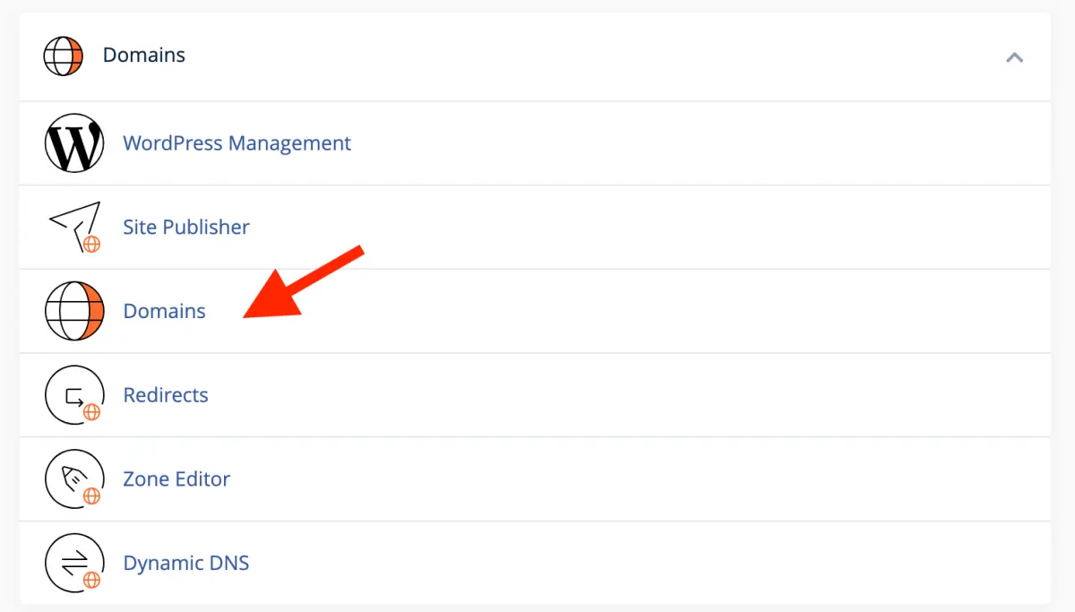 cpanel domains