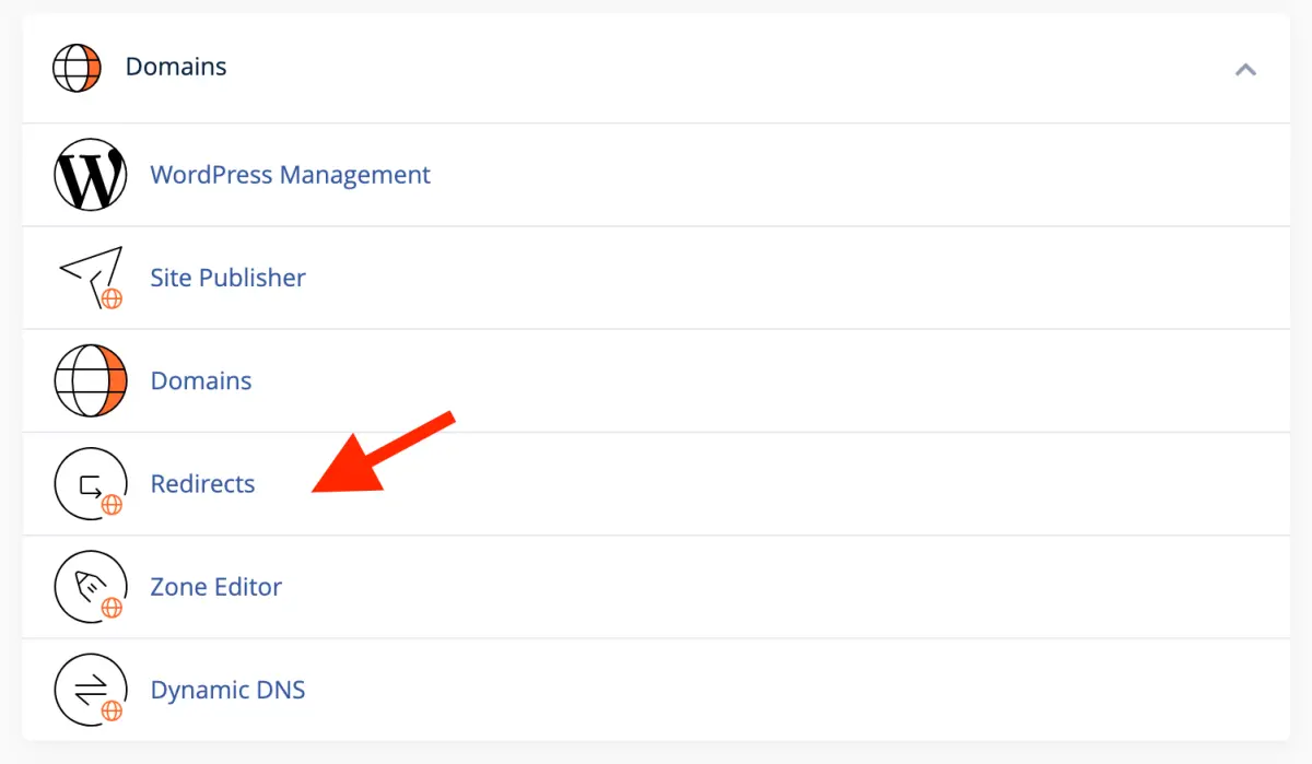 redirects-in-cpanel