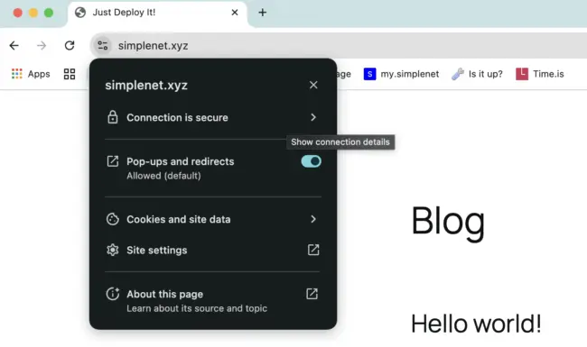 Coneziune securizată