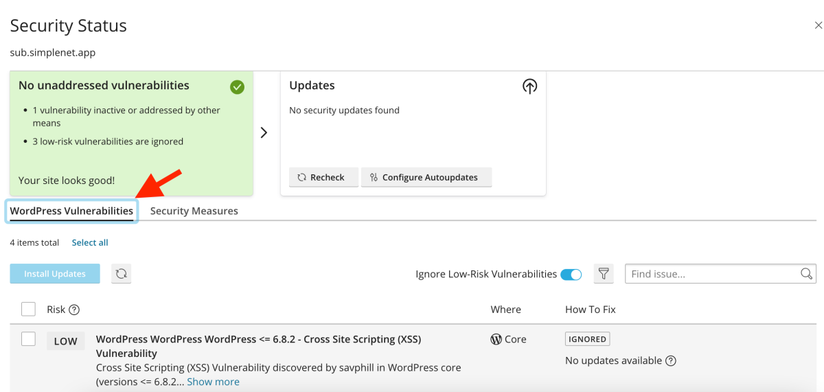 wordPress vulnerabilities