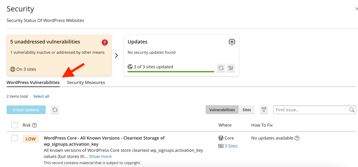 WordPress Vulnerabilities