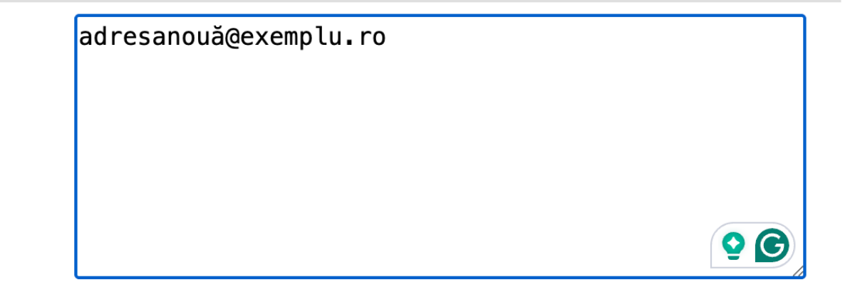 sterge adresa email si pune noua adresa email a administratorului wordpress
